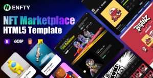 Enfty – NFT Marketplace HTML5 Template