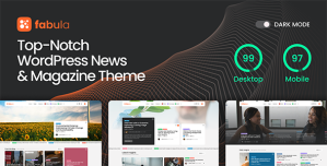 Fabula – News  Magazine WordPress Theme