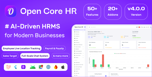 Open Core HR: Complete HRMS Platform - AI, GPS Tracking, Attendance ...