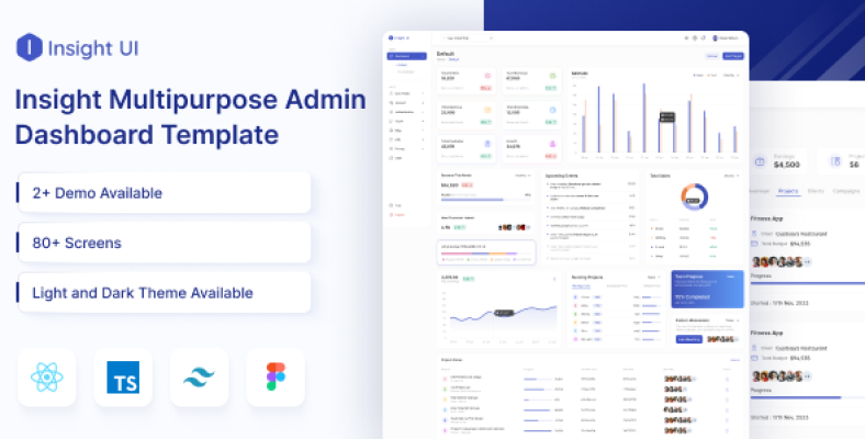 Insight UI - React Admin Dashboard Template - Nulled