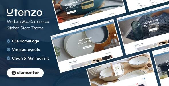 Utenzo – Modern WooCommerce Kitchen Store Theme
