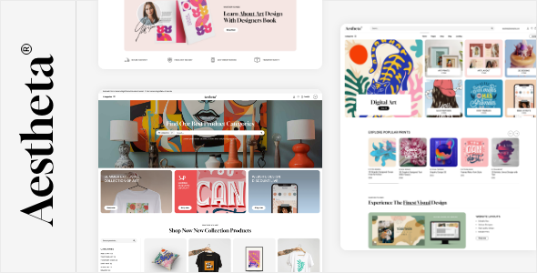 Aestheta - Print Shop  Printing Company WordPress Theme