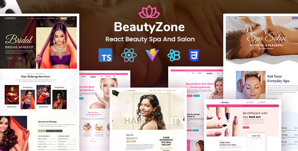 BeautyZone - React Beauty Spa Salon Template - Nulled