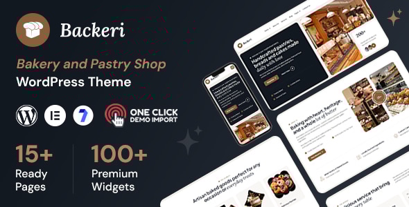 Backeri - Bakery WordPress Theme