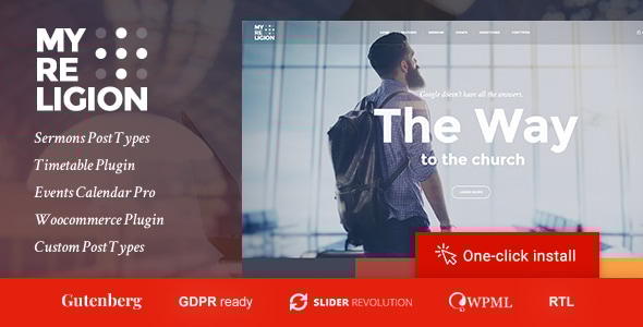 My Religion - Church  Charity WordPress Theme