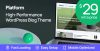 Platform – Modern High-Performance Blog WordPress Theme