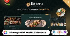 Restoria – Luxury Restaurant Booking Laravel Website
