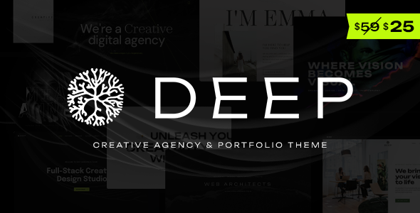 Deep - Creative Agency Portfolio WordPress Theme