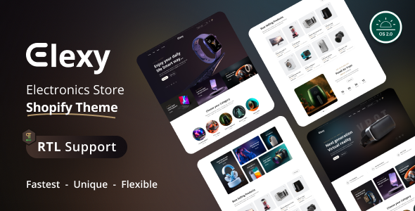 Elexy - Electronics Store Shopify Theme OS 2.0