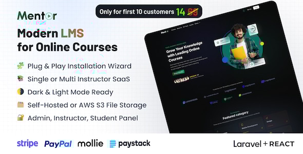 Mentor LMS - Learning Management System