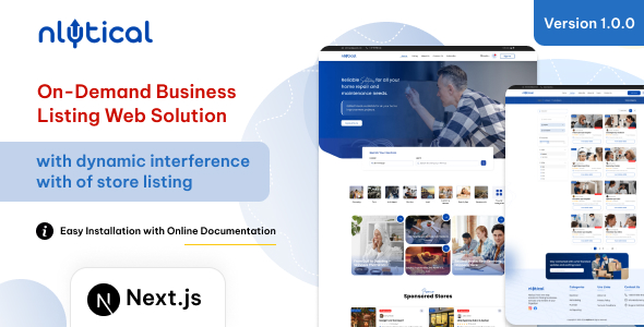 Nlytical – Subscription-Based Business Listing  Directory Website Add-on (Next.js)