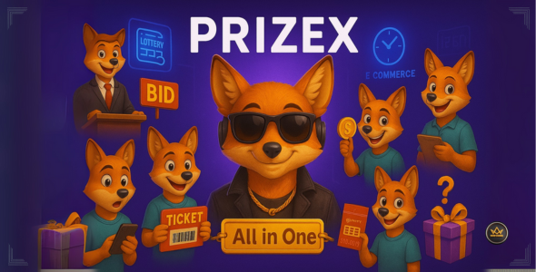PrizeX – All-in-One PHP Gambling, Rewards  E-commerce Script with 38+ Payment Gateways