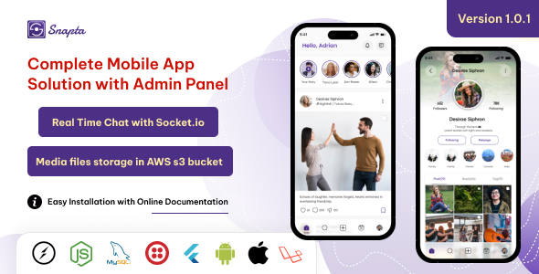 SnaptaIG - Instagram Clone App | Instagram Like App | Photo  Video Sharing App With Admin Panel