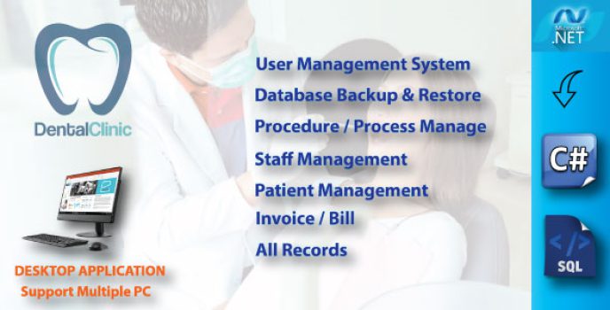 Dental Clinic Management System with full project source code C# - Nulled