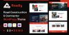 Roadly – Road Construction  Civil Engineering WordPress Theme