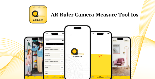 AR Ruler Camera Measure Tool | Swift | Native iOS | Latest Code for Admob Monetization