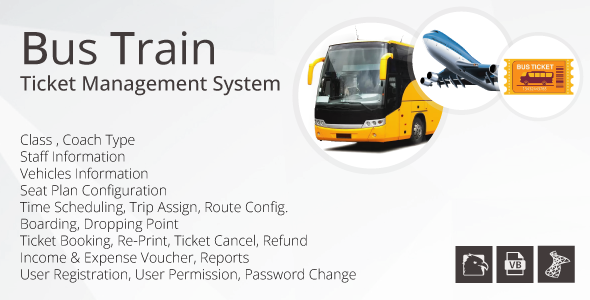 Bus/Train Ticket Management System