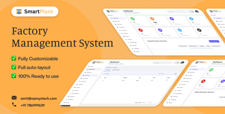 Factory Link Software Factory Management System | Manufacturing ERP System | Factory ...