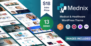 Mednix – Medical  Health Clinic WordPress Theme