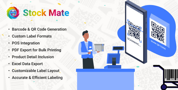 StockMate - Product Label  QR Code Generator Suite