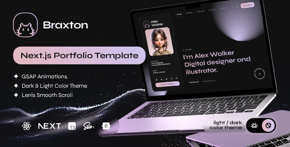 Braxton - Personal Portfolio Resume NextJs Template