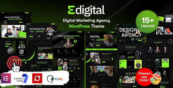 Edigital - Digital Marketing Agency WordPress