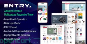 Entry – Advanced OpenCart Multipurpose Responsive Theme