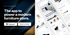 Funiq – Modern Furniture App with Payload CMS (Expo version)