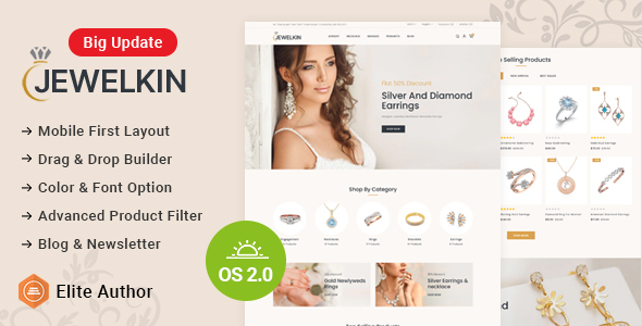 Jewelkin - Premium Jewellery Store Shopify 2.0 Responsive Theme