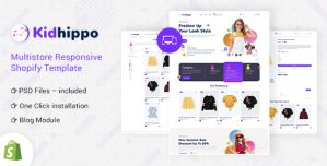 kidhippo –  Kids Toy  Cloth Multipurpose Shopify Theme