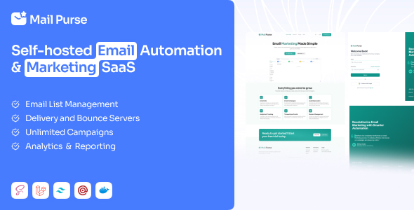 MailPurse – Self-hosted Email Marketing and Automation SaaS
