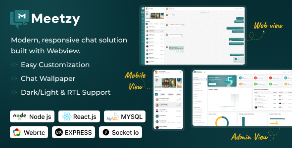Meetzy – Web WhatsApp Clone Chat | Real-Time Chat | Audio  Video Calling | Group Chat | Admin Panel