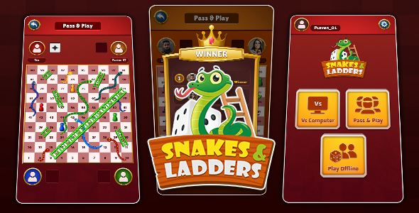 Snake  Ladders Online Multiplayer – Android Game Source Code (Libgdx)
