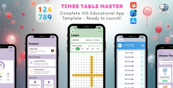 Times Table Master - iOS Educational App Template