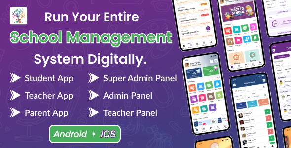 DTCampus - School College Management System Flutter App for Android iOS ...