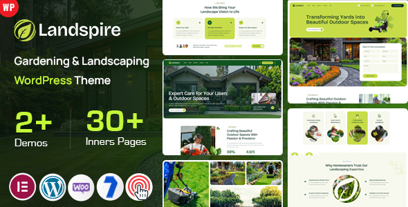 Landspire – Gardening and Landscaping WordPress Theme