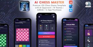 AI Chess Master iOS – Premium Chess Game Template with AI | 18 Themes | AdMob | In-App Purchase