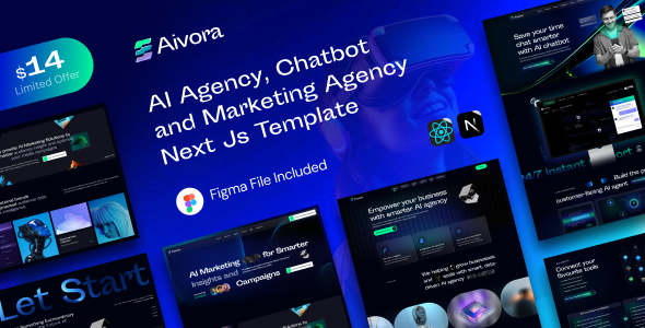 Aivora - AI Agency Technology Next Js Template