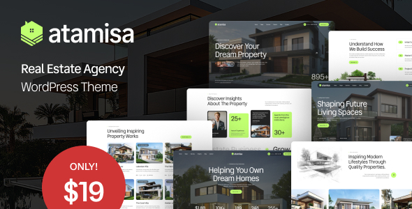 Atamisa – Real Estate Agency WordPress Theme
