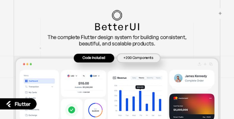 BetterUI - Flutter UI Kit - Nulled