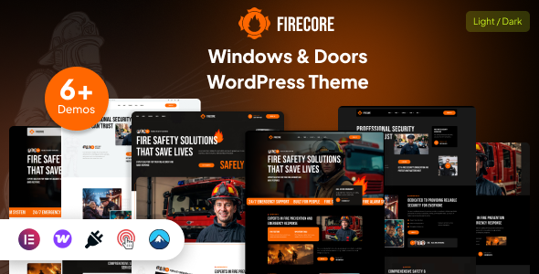 Firecore - Fire  Security Services WordPress Theme