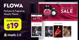 Flowa – Perfume  Fragrance Shopify Theme