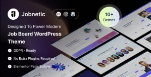 Jobnetic – Job Board  Career Portal WordPress Theme