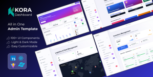 Kora | Multipurpose React Admin Dashboard Template
