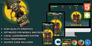 WordsVsZombies Educational Game(Construct 3)
