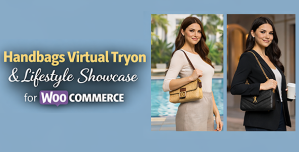 TryOnAI – AI Handbags Virtual Try-On for WooCommerce – Realistic Lifestyle Showcase