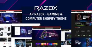 Ap Razox – Gaming  Computer Shopify Theme