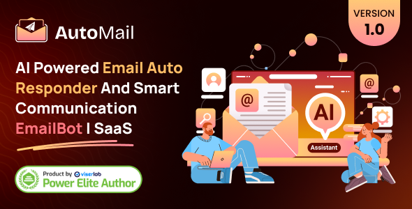 AutoMail – AI Powered Email Auto Responder And Smart Communication EmailBot | SaaS