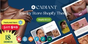 Cadiant – Jewelry Store Shopify Theme OS 2.0