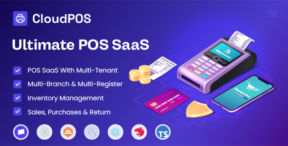 CloudPOS - Ultimate SaaS POS, Sales, Purchase  Inventory Management System